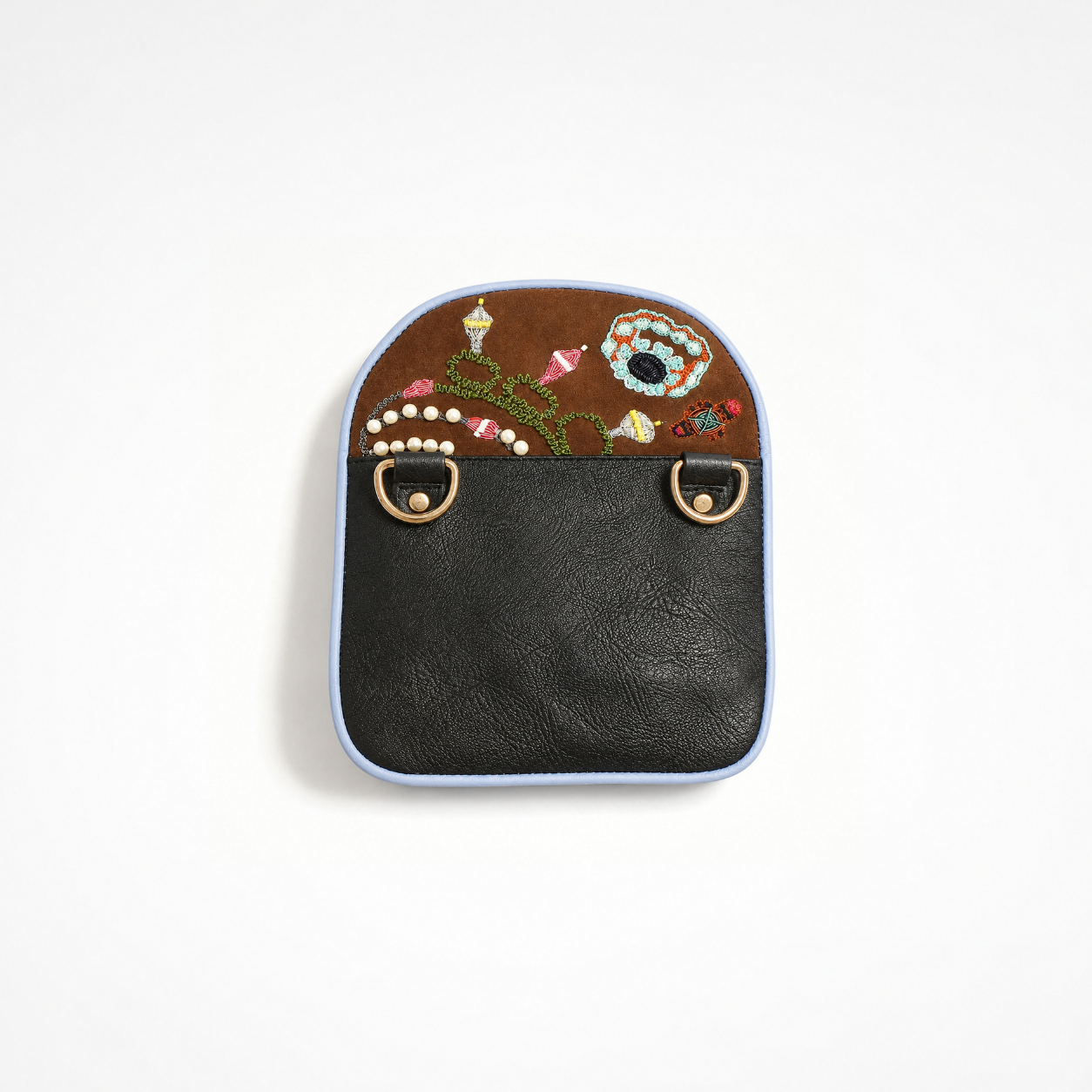 JEWEL ACCORDION HANDBAG