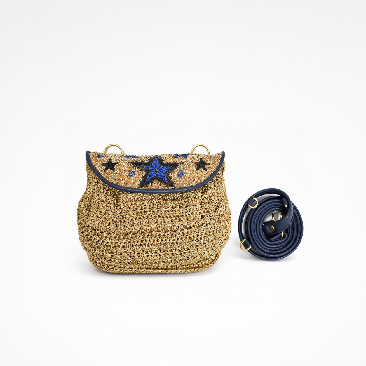 STARRY NIGHT ACCORDION HANDBAG