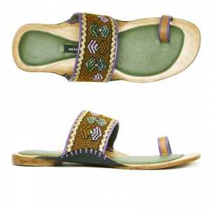 Meher Kakalia sandals IGBO TOE RING SLIDE - lilac