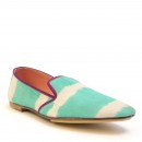 Meher KakaliaMeher Kakalia - Java Moccasin - td turquoise white