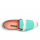 Meher KakaliaMeher Kakalia - Java Moccasin - td turquoise white