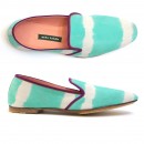 Meher KakaliaMeher Kakalia - Java Moccasin - td turquoise white