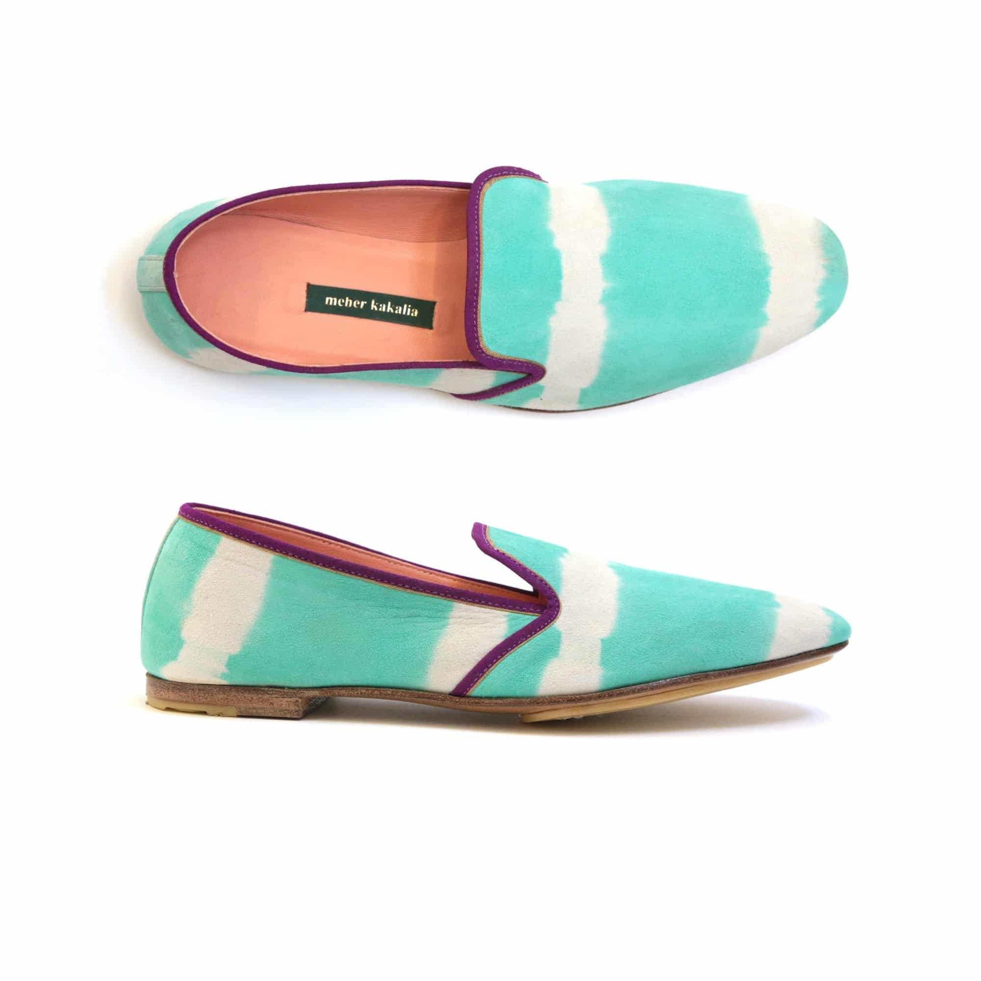 Meher Kakalia Meher Kakalia - Java Moccasin - td turquoise white