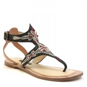 ss24 QUEEN SOFIA SANDAL - black