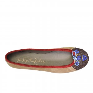 ballet-flats-bizi-ballet Meher Kakalia - BIZI BALLET - suede spice/cleopatra