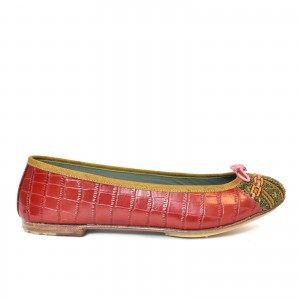 Meher Kakalia - BIZI BALLET - croc red/yoruba