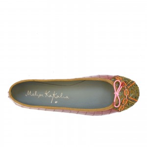 ballet-flats-bizi-ballet Meher Kakalia - BIZI BALLET - croc red/yoruba