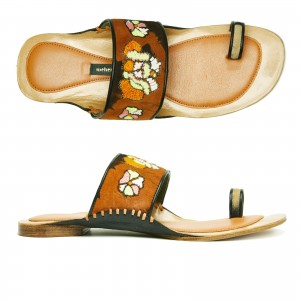 Meher Kakalia sandals FRIDA TOE RING SLIDE - td...