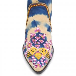 Meher Kakalia - MANI POINT HEEL - td blue beige