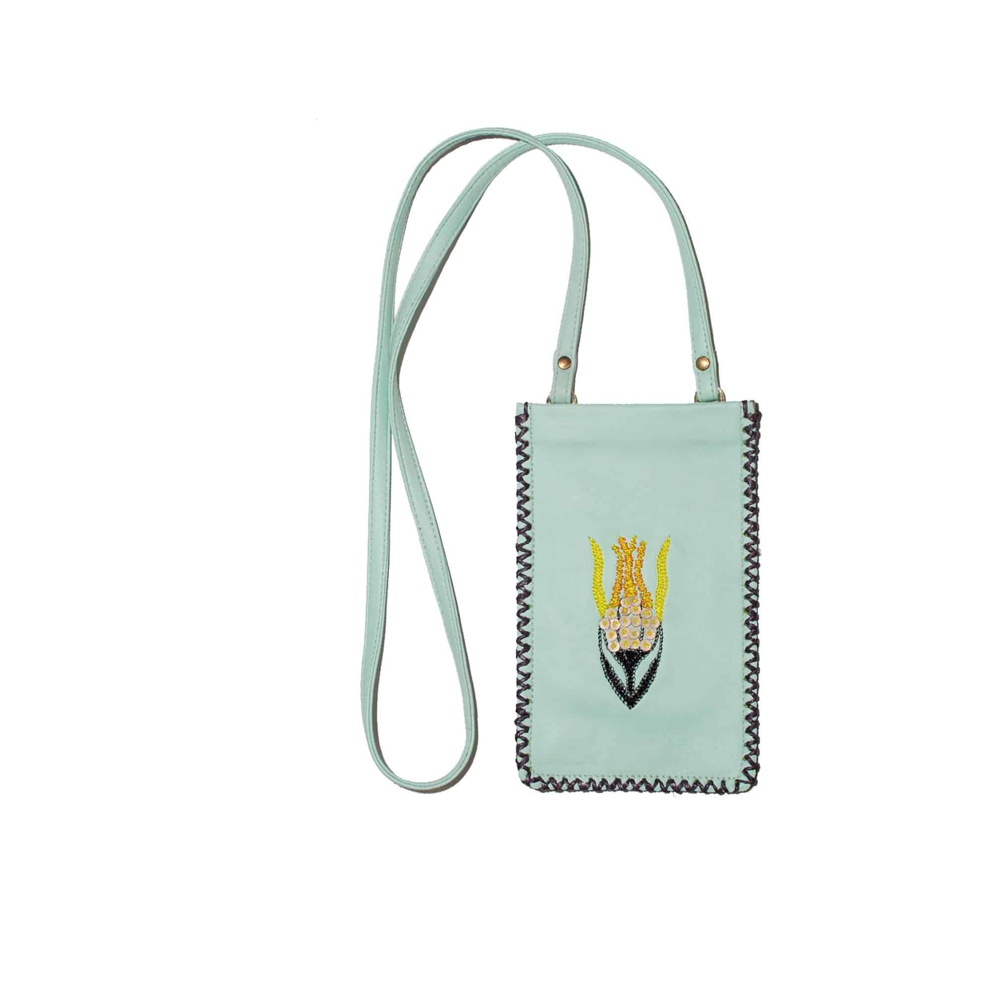 Meher Kakalia Leather phone case / Meher Kakalia