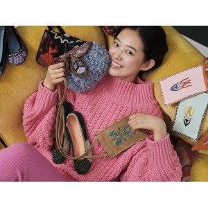 Leather phone case Meher Kakalia