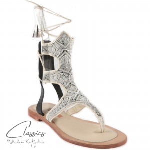 Meher Kakalia sandals QUEEN CLIO SANDAL - white