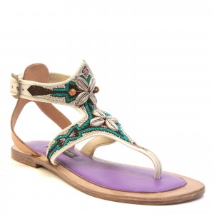 ss24 QUEEN SOFIA SANDAL - white