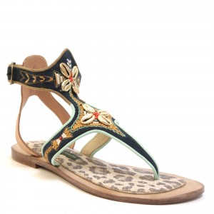 sandals TIKI SOFIA SANDAL - SUEDE NAVY