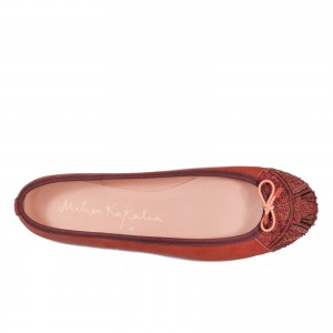 ballet-flats-bizi-ballet BIZI BALLET - suede red/bindi