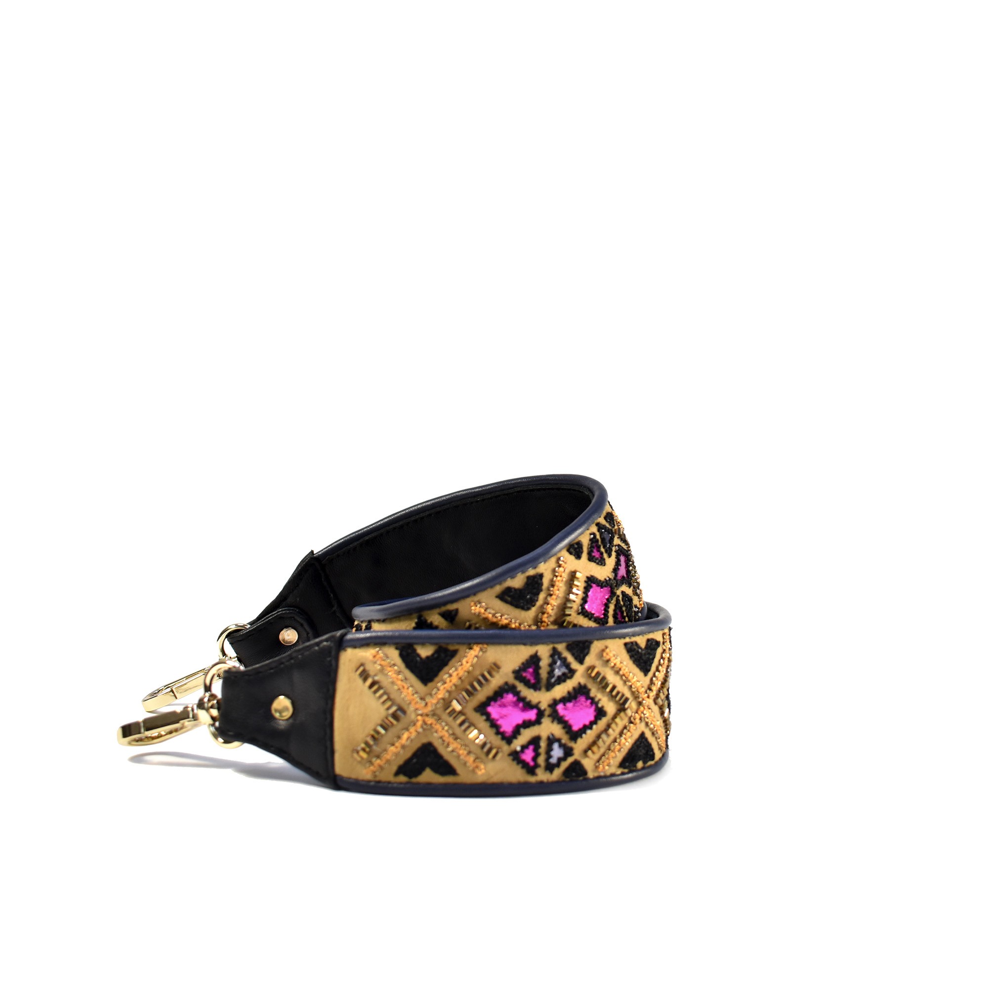 Meher Kakalia BAG STRAP - suede spice