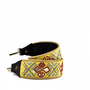 Meher Kakalia bag-straps BAG STRAP - suede yellow