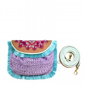 ss24 MINI ACCORDION BAG+FRINGE -...