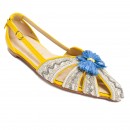 Meher KakaliaQUEEN DORIS SLINGBACK - CANARY/BAIKAL