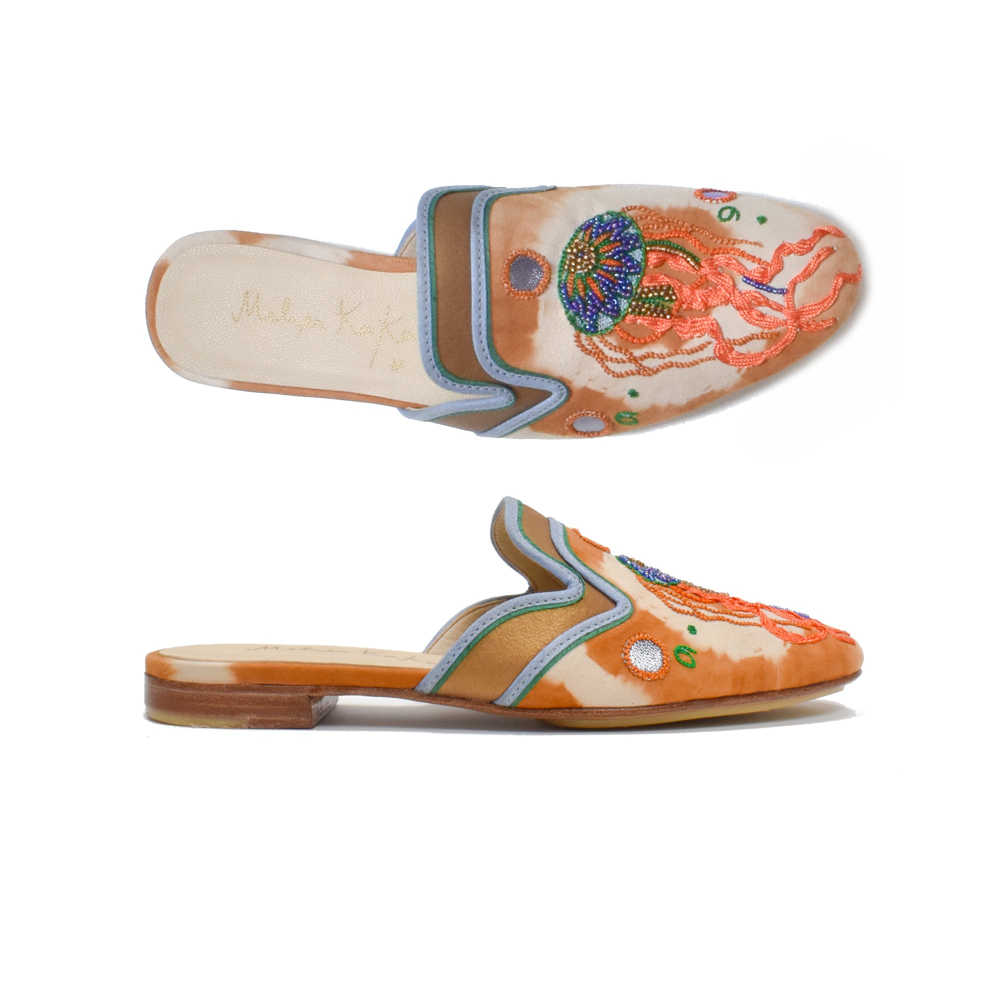 Meher Kakalia Meher Kakalia Handcrafted Shoes | Tie-dye Tethys Slipper