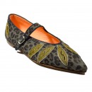 Meher KakaliaThree-quarter view of Meher Kakalia Lulu Point shoes showing fine hand-stitched details.