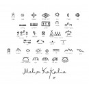 Meher KakaliaMeher Kakalia embroidery symbols chart with meanings, inspired by Native American motifs.
