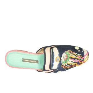 Meher Kakalia Handcrafted Shoes | Tie-dye Tethys Slipper