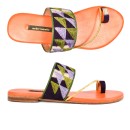 Meher KakaliaPERGAMON TOE RING SLIDE - TD PURPLE IVORY