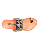 Meher KakaliaPERGAMON TOE RING SLIDE - TD PURPLE IVORY