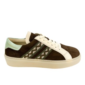 Meher Kakalia m-star BIZI SNEAKER - suede toffee-olive