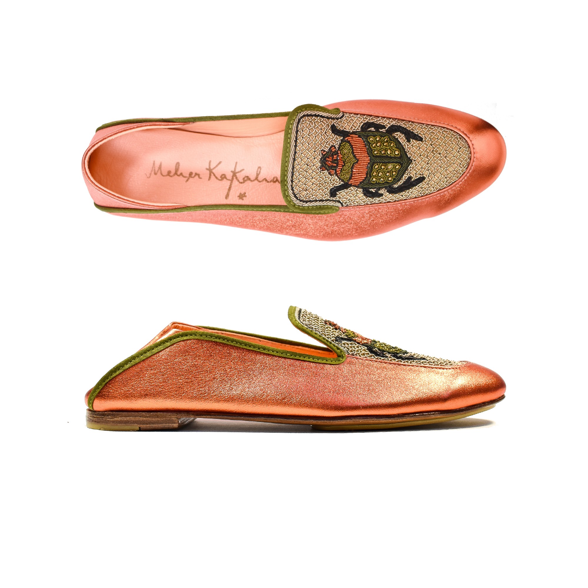Meher Kakalia SCARAB MOCCASIN - sonic lawren/orange