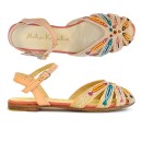 Meher KakaliaMeher Kakalia’s Queen Tavira sandals are handcrafted with fish-like embroidery, ideal for resort wear and summer vacations.