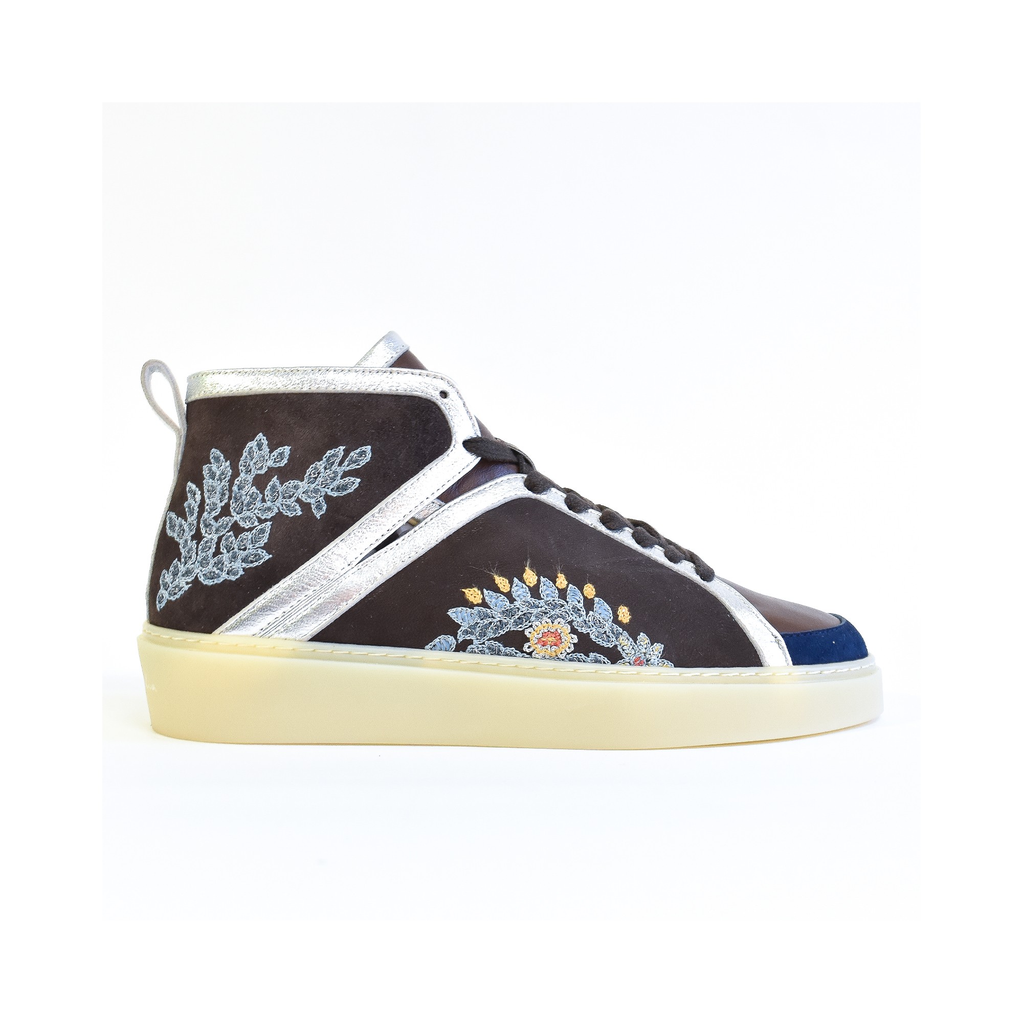Meher Kakalia NEREUS SNEAKER HIGH - nubuck brown