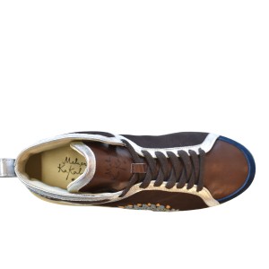 NEREUS SNEAKER HIGH - nubuck brown