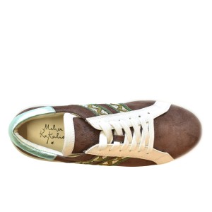 BIZI SNEAKER - suede toffee-olive