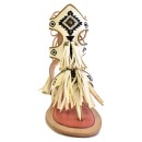 Meher KakaliaFLOWER MOON SANDAL – Tall Polar White | Lace-Up Embroidered Leather Sandals | Meher Kakalia Footwear