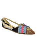 Meher KakaliaEmbroidered Slingback Shoes | GRETA SLINGBACK td black beige-mudrose | Meher Kakalia Footwear