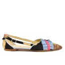 Meher KakaliaEmbroidered Slingback Shoes | GRETA SLINGBACK td black beige-mudrose | Meher Kakalia Footwear