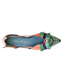 Meher KakaliaEmbroidered Slingback Shoes | GRETA SLINGBACK td sorbet–bahar | Meher Kakalia Footwear