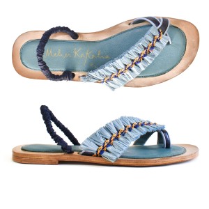 Meher Kakalia home Toe-Ring Sandals | HAMAM Toe-Ring Sandal sonic sapphire | Meher Kakalia Footwear