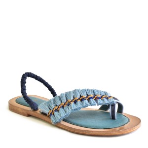 Toe-Ring Sandals | HAMAM Toe-Ring Sandal sonic sapphire | Meher Kakalia Footwear