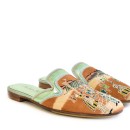Meher KakaliaMARRAKESH MULE TD Hawaiian Sands | Embroidered Leather Slippers for Women | Meher Kakalia Footwear