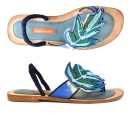 Meher KakaliaEmbroidered Slingback Sandals | PALM SLING BACK td ivory blue-fiji | Meher Kakalia Footwear