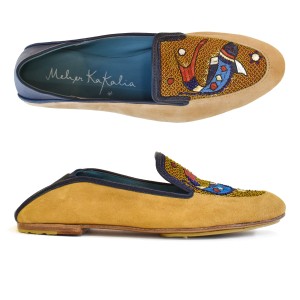 Meher Kakalia home Suede Moccasins for Women | PISCES MOCCASIN Embroidered Leather Shoes | Meher Kakalia Footwear