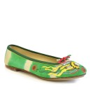 Meher KakaliaBallet Flats | TETHYS BALLERINA Green Tie-Dye Ballet Flats | Meher Kakalia Footwear