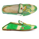 Meher KakaliaTETHYS MOCCASIN green tie-dye suede moccasins | Meher Kakalia