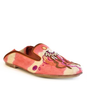 Women’s Moccasins | TETHYS MOCCASIN Pink Tie-Dye Suede | Meher Kakalia