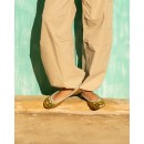 Meher KakaliaEmbroidered Leather Ballerina | BIZI BALLET – Classic lovato gold–olive gold | Meher Kakalia Footwear