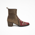 QUEEN BAUHAUS POINT HEELED BOOT