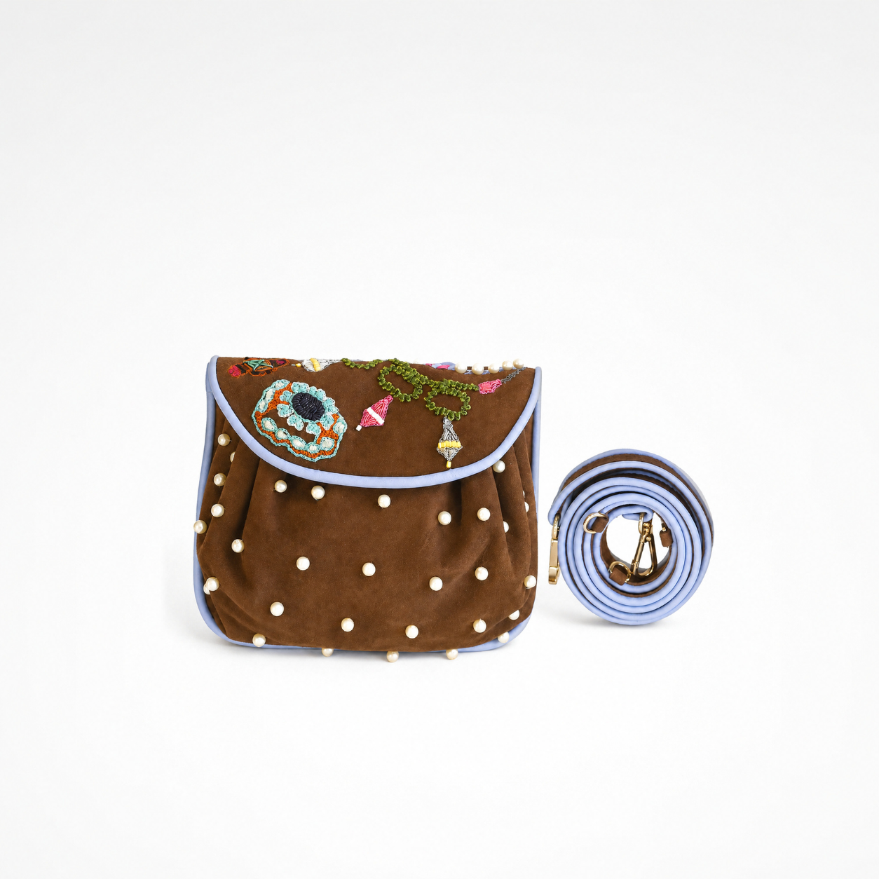JEWEL ACCORDION HANDBAG